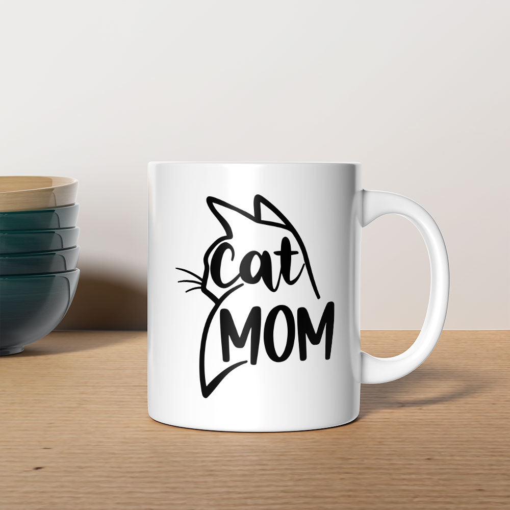 Cat In A Silhouette Coffee Mug at $13.95 found at Personalizedpetlovergifts