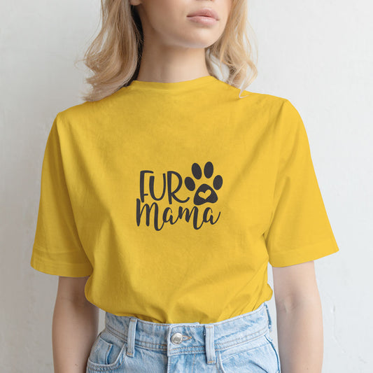 Fur Mama Unisex T-Shirt at $22.95 found at Personalizedpetlovergifts