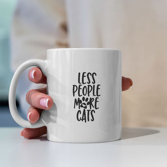 less people more cats Coffee Mug at $13.95 found at Personalizedpetlovergifts