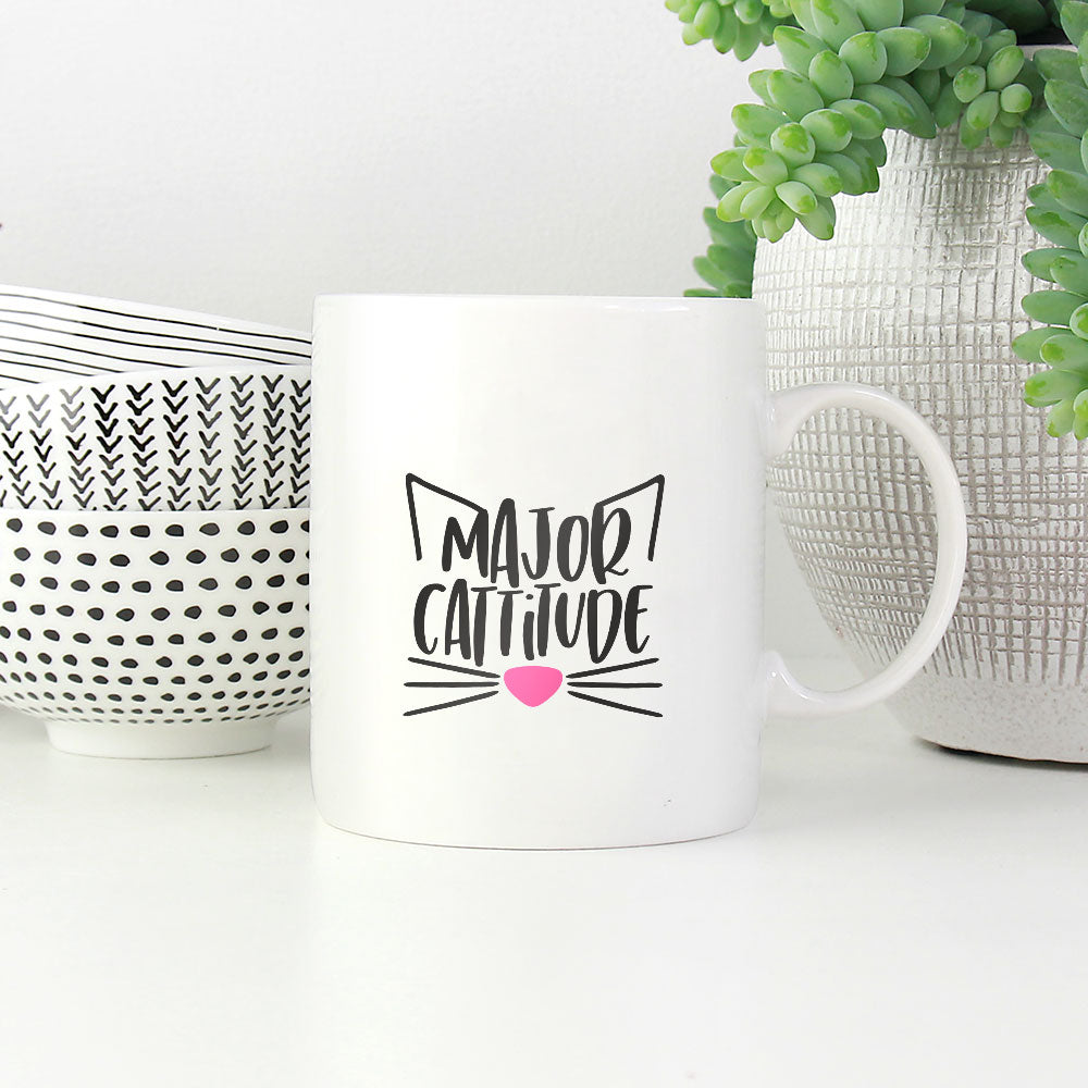 major cattitude Coffee Mug at $13.95 found at Personalizedpetlovergifts