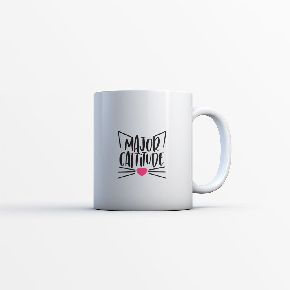 major cattitude Coffee Mug at $13.95 found at Personalizedpetlovergifts