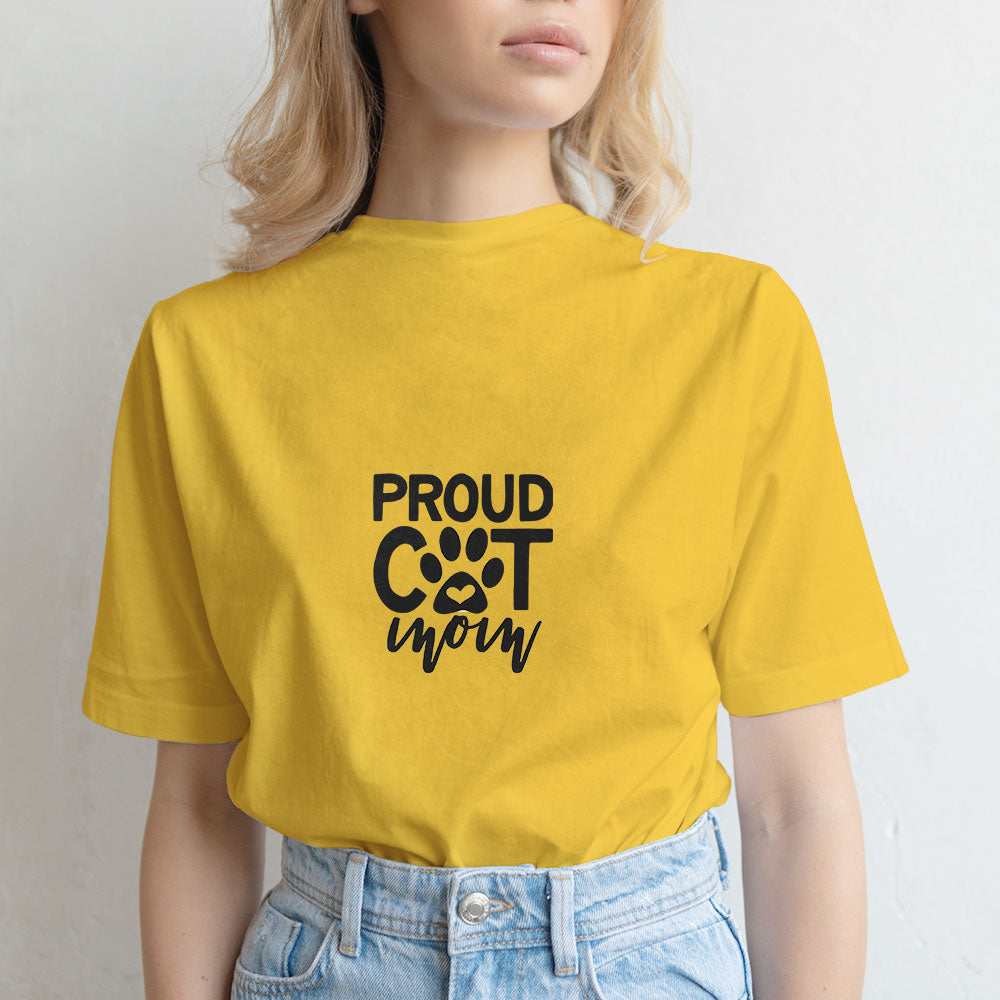 Proud cat mom Unisex T-Shirt at $22.95 found at Personalizedpetlovergifts